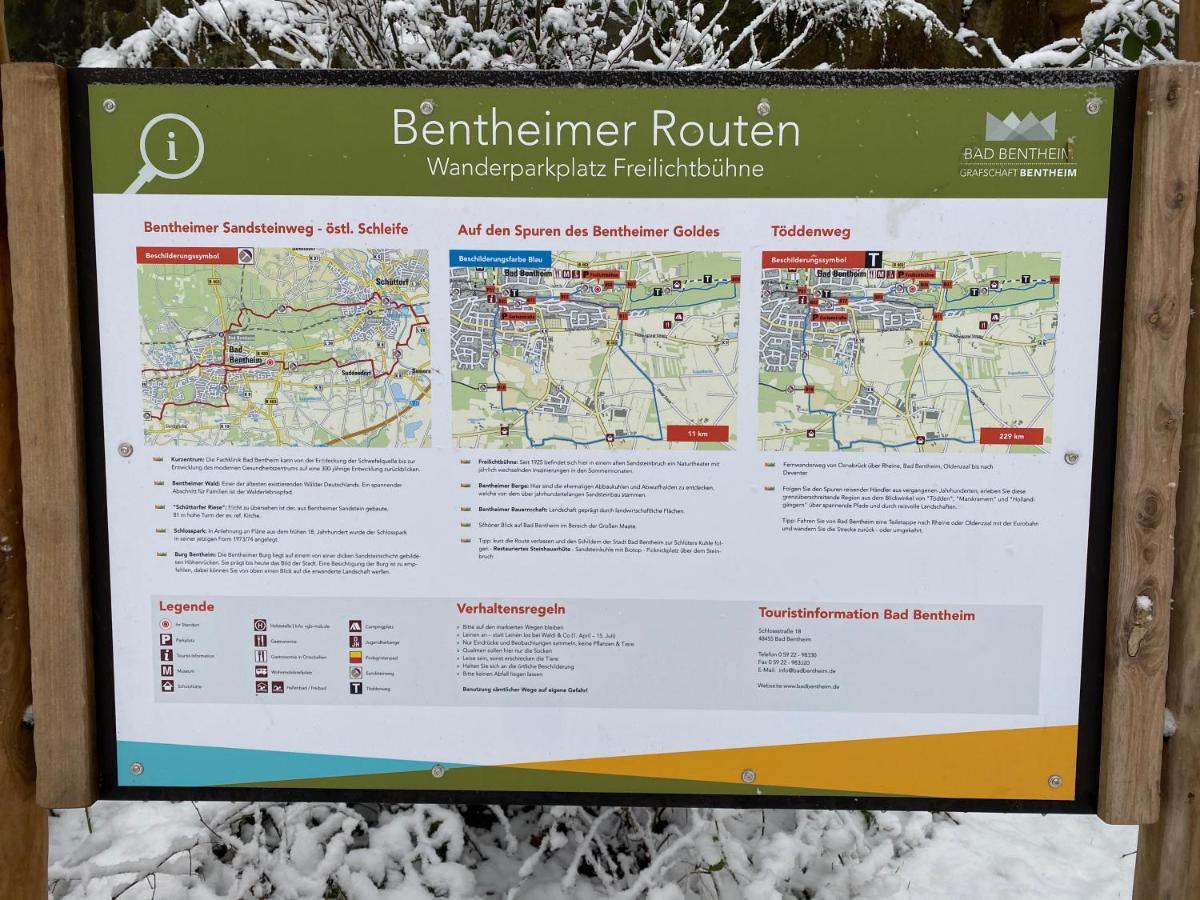 "An Der Alten Muehle 1" Fewo 120 Qm, Zwei Grosse Schlafzimmer, Suedbalkon, Gartenterrasse & Wallbox Bad Bentheim Dış mekan fotoğraf