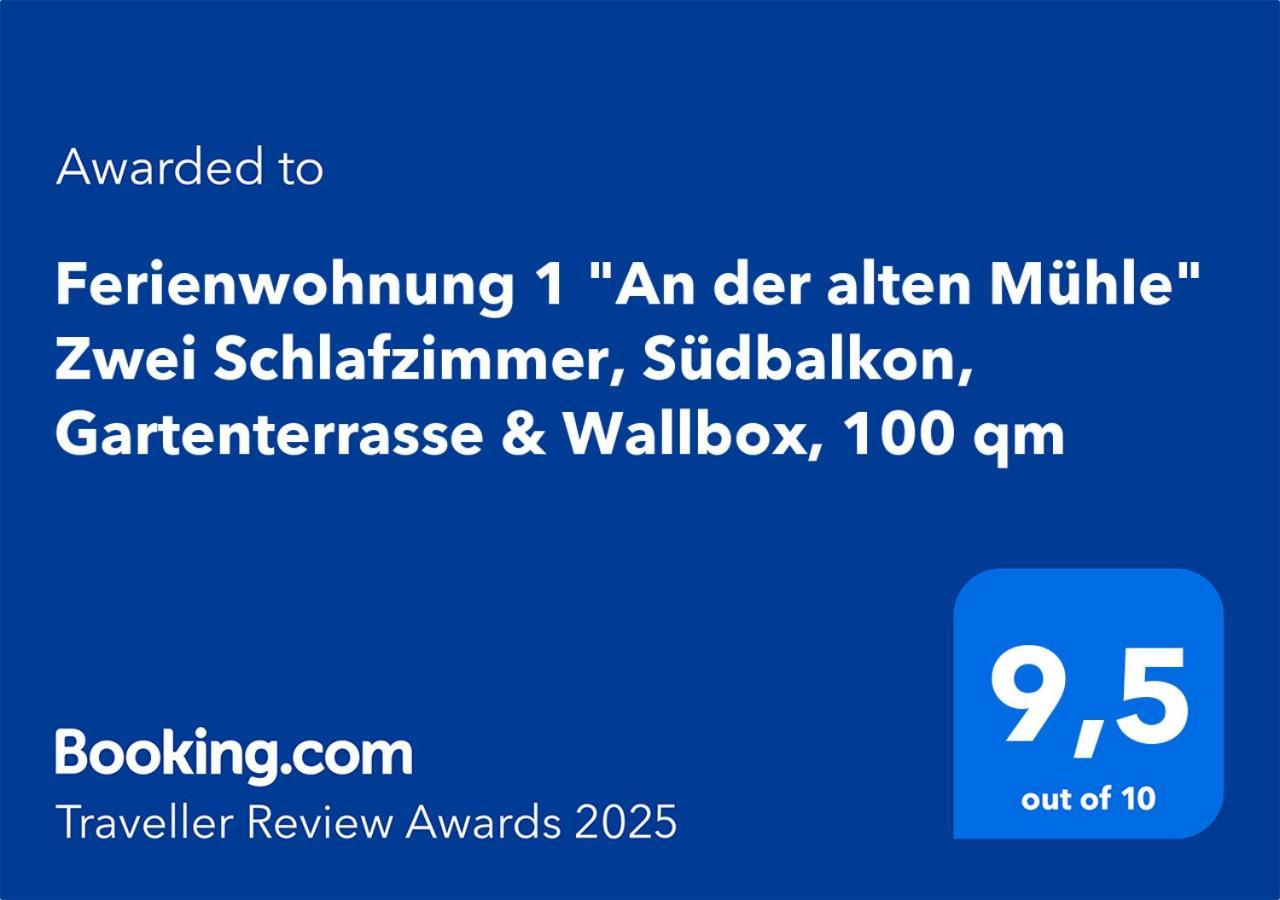 "An Der Alten Muehle 1" Fewo 120 Qm, Zwei Grosse Schlafzimmer, Suedbalkon, Gartenterrasse & Wallbox Bad Bentheim Dış mekan fotoğraf